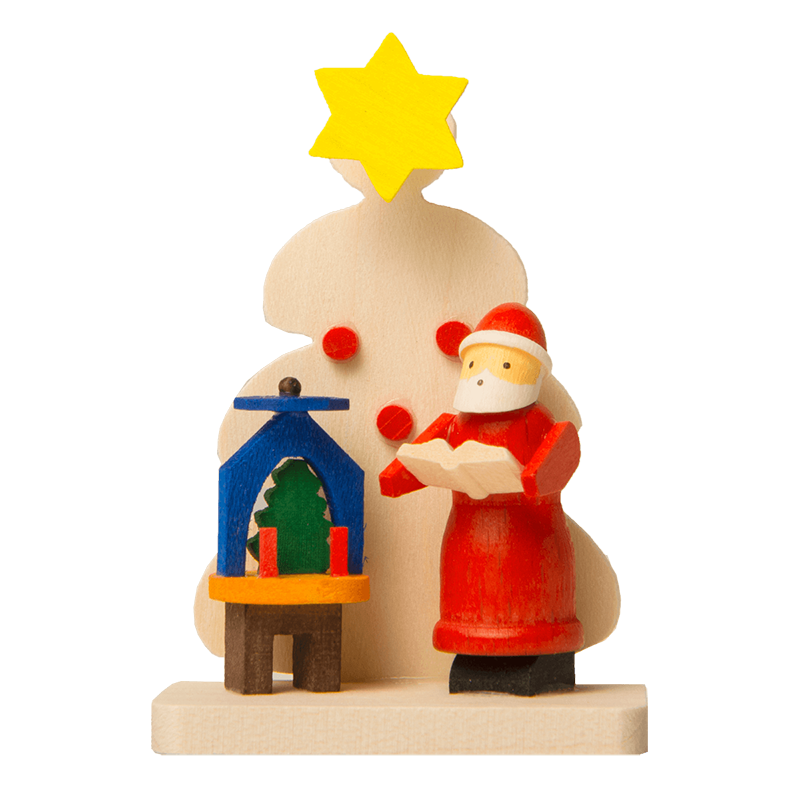 Baum-Weihnachtsmann mit Pyramide Baum-Weihnachtsmann mit Pyramide