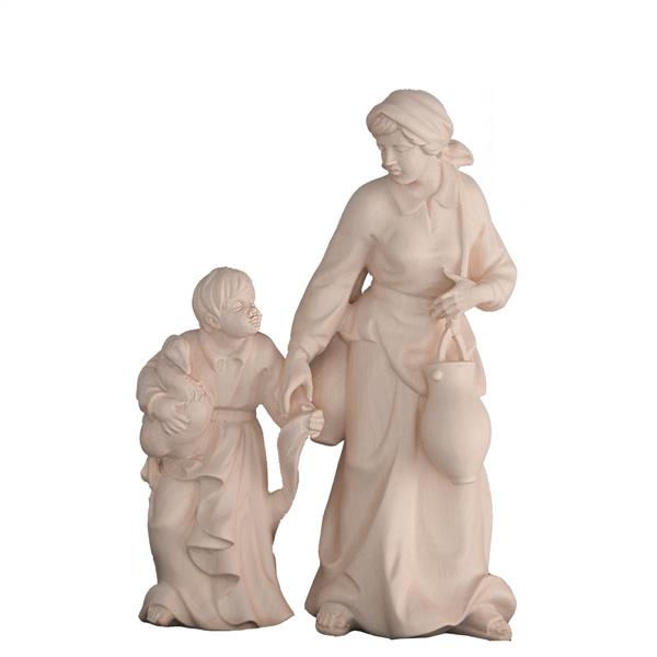 Hirtin mit dem Jungen mit Ente Hirtin mit dem Jungen mit Ente