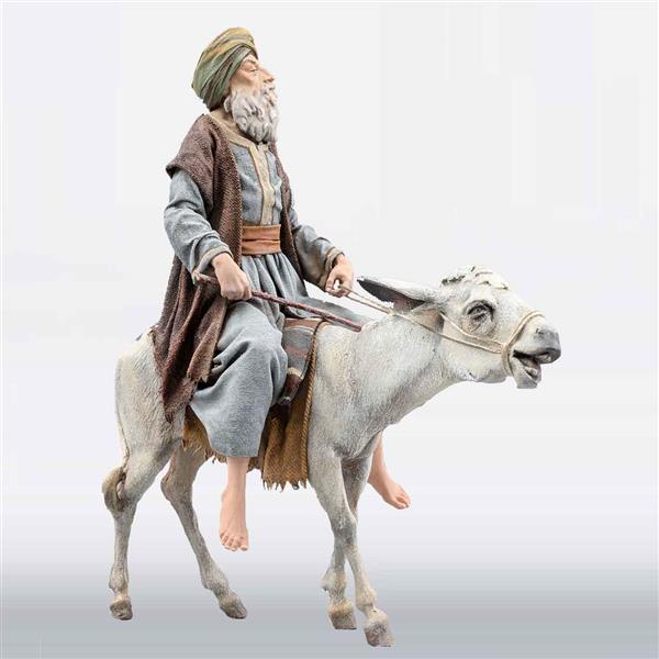 Mann auf Esel Mann auf Esel