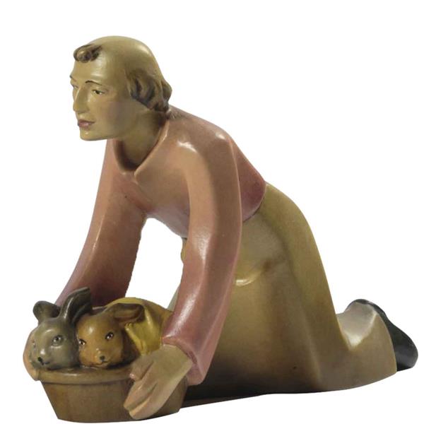 Hirte mit Hasen Leo-Krippe Hirte mit Hasen Leo-Krippe