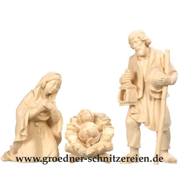 Hl.Familie 4-teilig mit Strohwiege