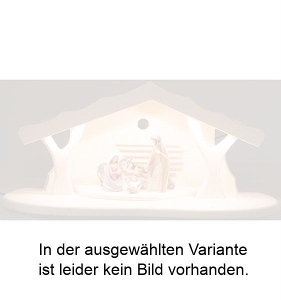 Beleuchtete Weihnachtskrippe LED mit 5 Morgenstern Figuren Beleuchtete Weihnachtskrippe LED mit 5 Morgenstern Figuren
