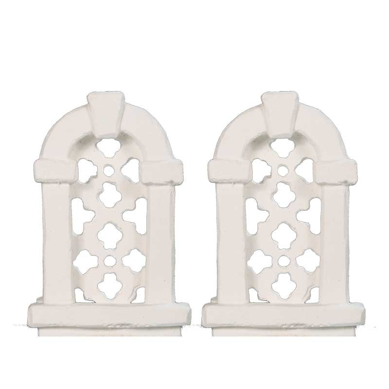 Fenster oriental mit Ornament aus Gips - groß