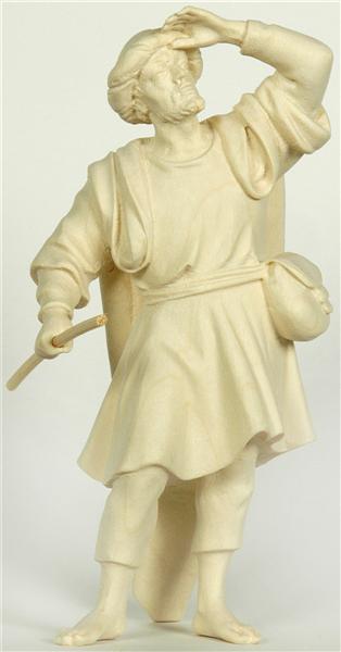 Hirte schauend mit Stock Hirte schauend mit Stock