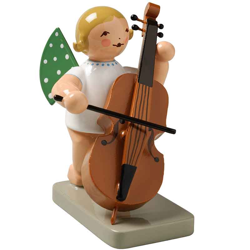 Engel mit Kontrabass