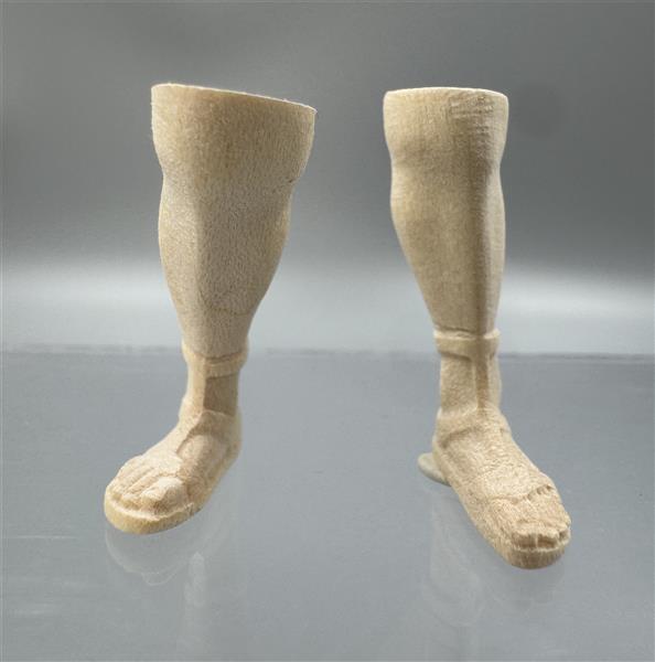 Füsse mit römischen Sandalen