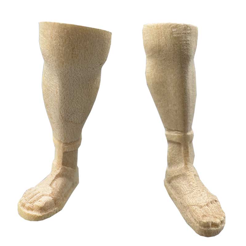 Füsse mit römischen Sandalen