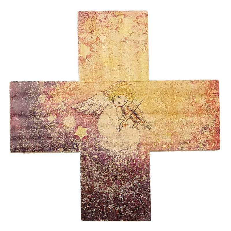 Kinderkreuz Engel mit Geige