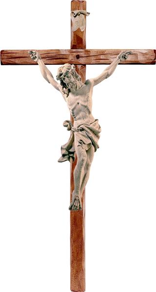 Alpenchristus Eiche mit geradem Kreuz