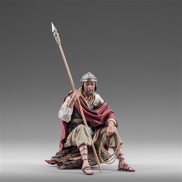 Soldat sitzend Soldat sitzend