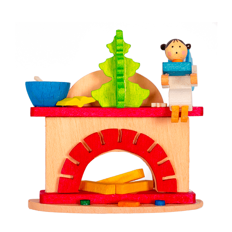 Kleiner Kamin mit Engel Kleiner Kamin mit Engel