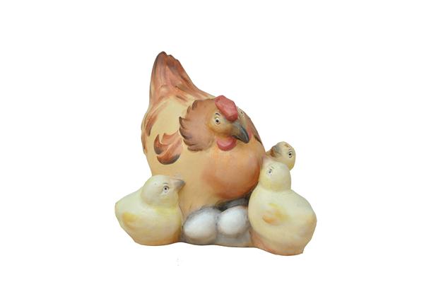 Henne mit Küken Henne mit Küken