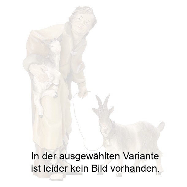 Ziegenhirte mit Kitz und Ziegenmutter Ziegenhirte mit Kitz und Ziegenmutter