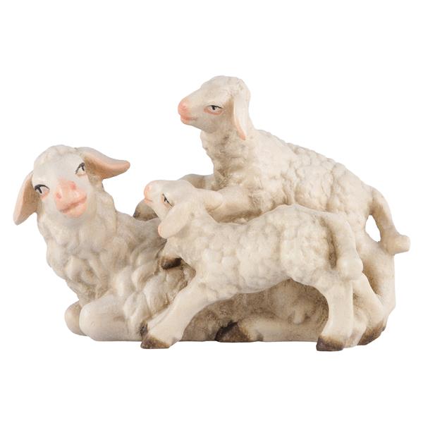 Schaf mit Lämmer Schaf mit Lämmer