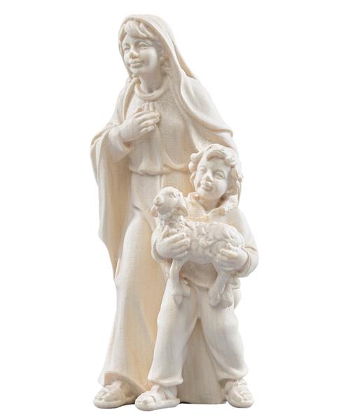 SI Hirtin mit Bub und Lamm SI Hirtin mit Bub und Lamm