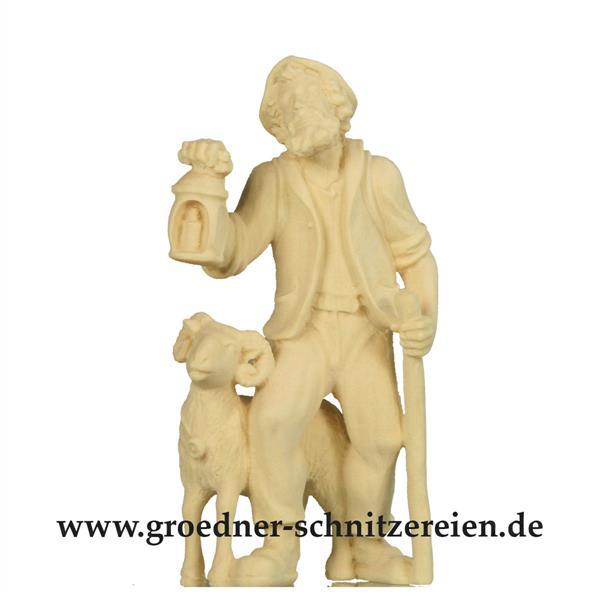 Bauer mit Laterne und Bock