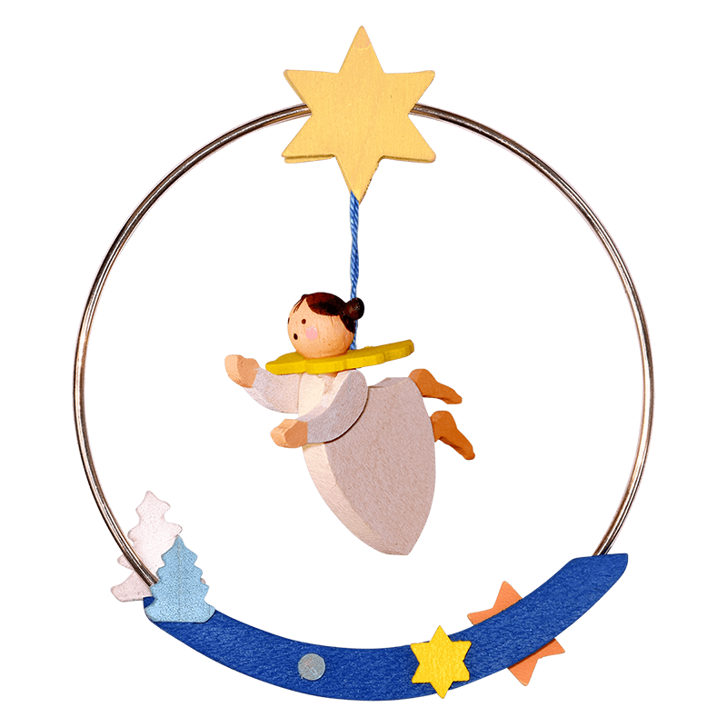 Miniaturfigur im Ring Engel