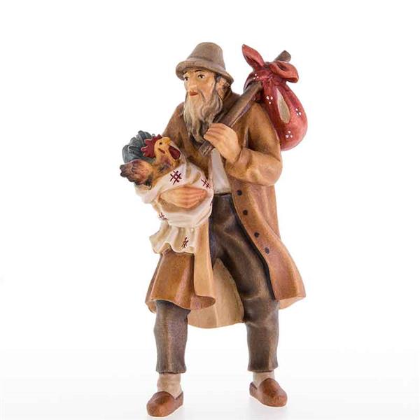 Mann mit Hahn Mann mit Hahn
