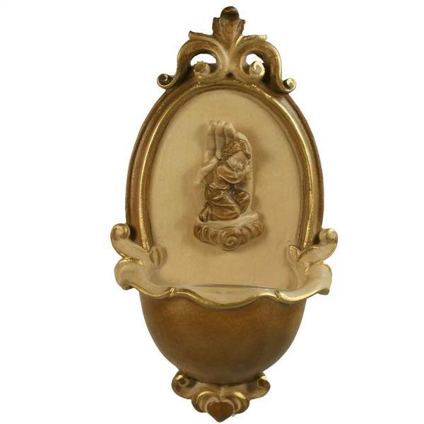 Weihwasserbecher mit Schützende Hand Junge Weihwasserbecher mit Schützende Hand Junge