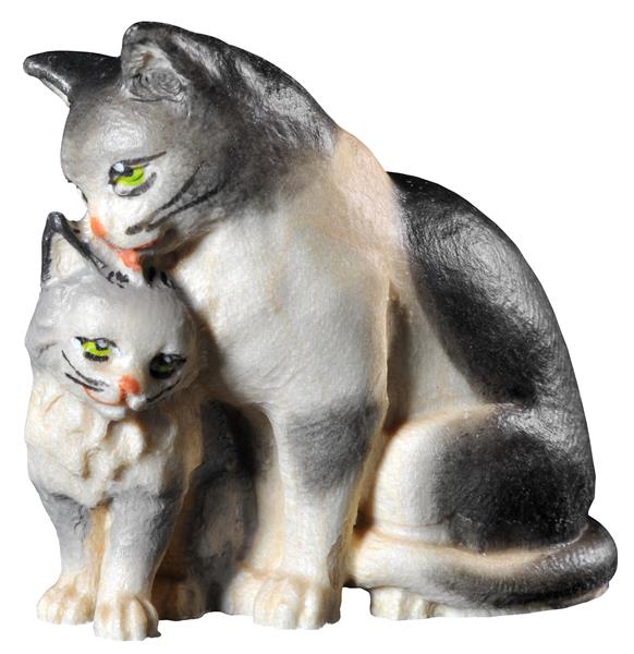 Katze mit Katzenbaby