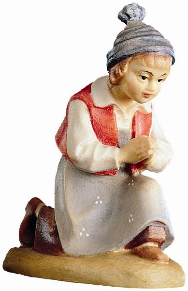 Hirtenmädchen kniend