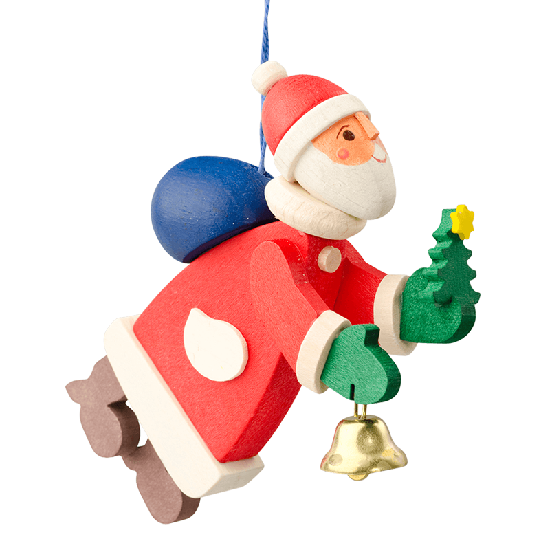 Weihnachtsmann schwebend Weihnachtsmann schwebend