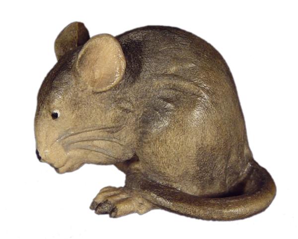 Maus bückend