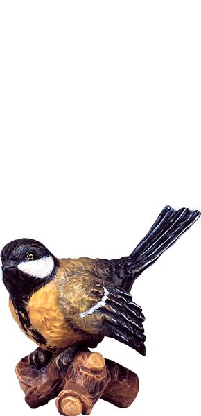 Vogel auf Ast gelb