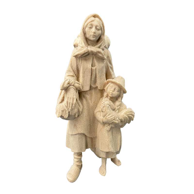 Bäuerin mit Kind Lass mi a mitgehn