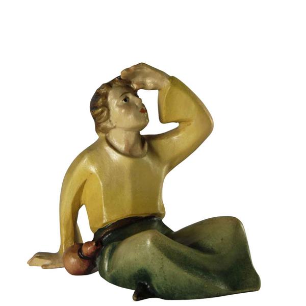 Hirt sitzend Wasserbeutel Leo-Krippe Hirt sitzend Wasserbeutel Leo-Krippe