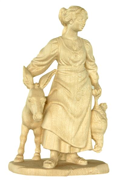 Frau mit Esel