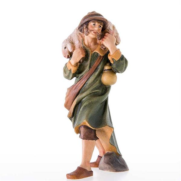 Hirt mit Schaf am Rücken Hirt mit Schaf am Rücken