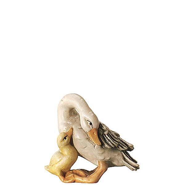 Gans mit Küken