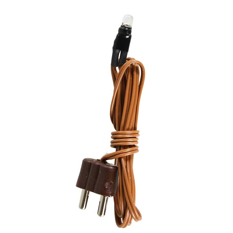 LED mit Kabel und Stecker