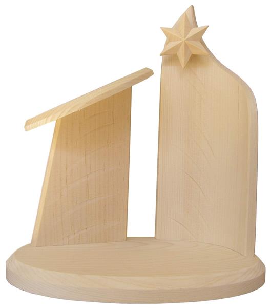 Stall für Hl. Familie, modern Stall für Hl. Familie, modern