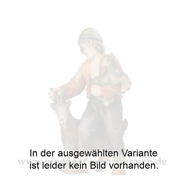 Ziegenhirte mit Ziege und Zicklein Ziegenhirte mit Ziege und Zicklein