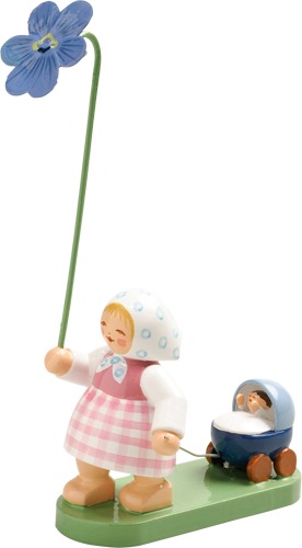 Mädchen mit Veilchen