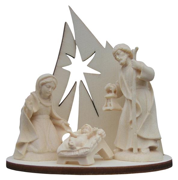 Hl. Familie Bethlehem mit Stall Morgenstern