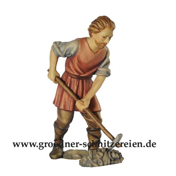 Bauer mit Hacke - ohne Sockel