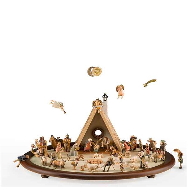 Satz 50-teilig mit Oval und Stall