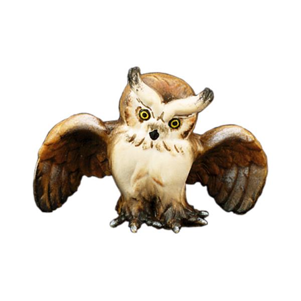 Eule mit offenen Flügeln Eule mit offenen Flügeln