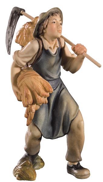 Bauer mit Heu und Sense Bauer mit Heu und Sense