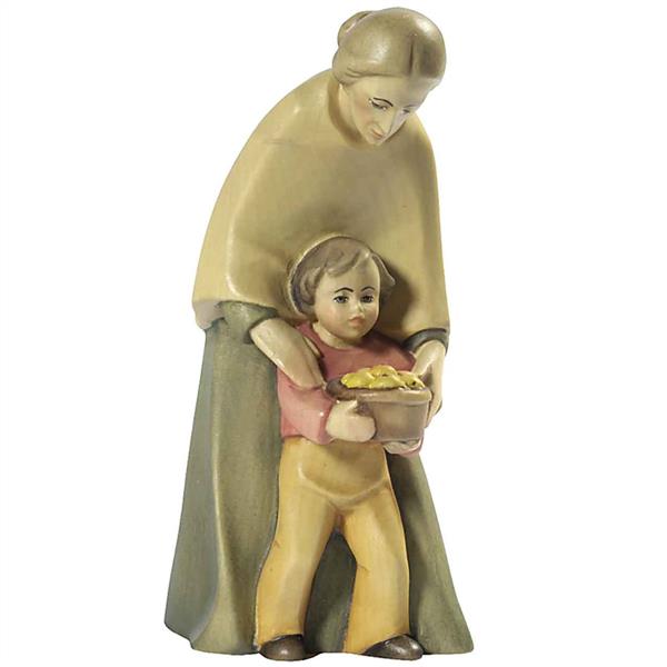 Hirtin mit Kind Leo-Krippe Hirtin mit Kind Leo-Krippe