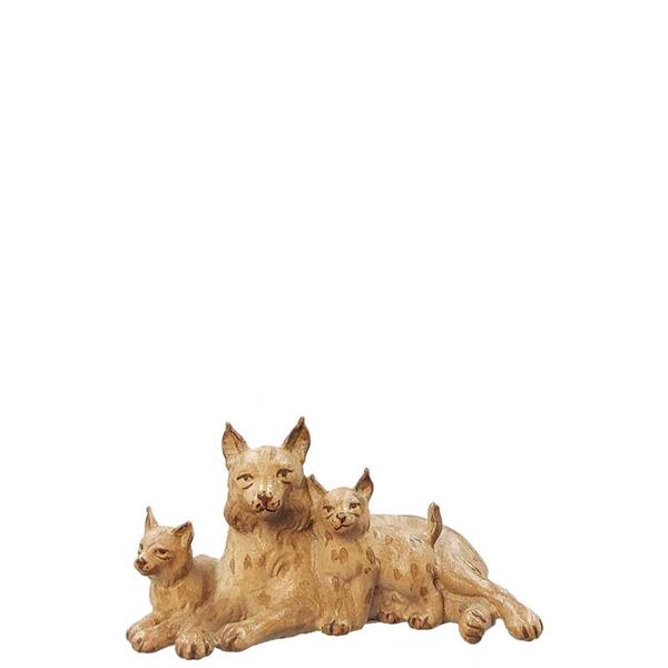 Luchs mit Welpen Luchs mit Welpen