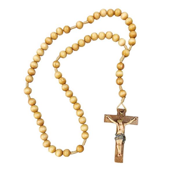 Rosenkranz Holzton mit Kruzifix Rosenkranz Holzton mit Kruzifix