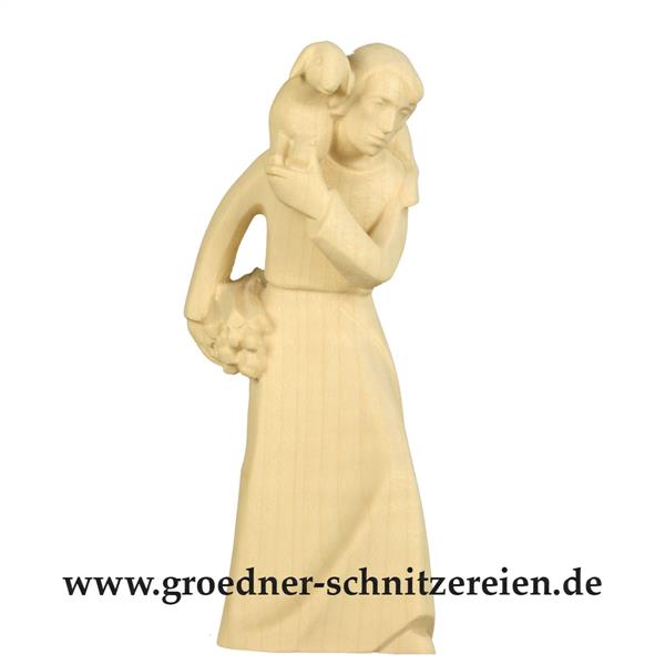Hirte mit Holz Leo-Krippe
