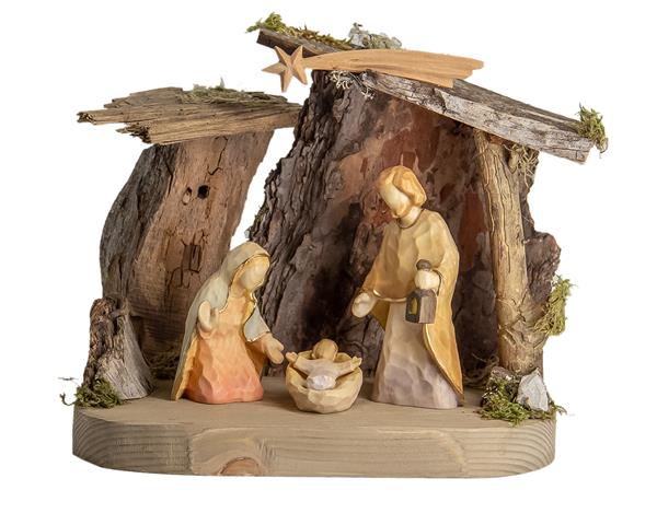 Wurzelstall mit Hl. Familie ANNA Wurzelstall mit Hl. Familie ANNA