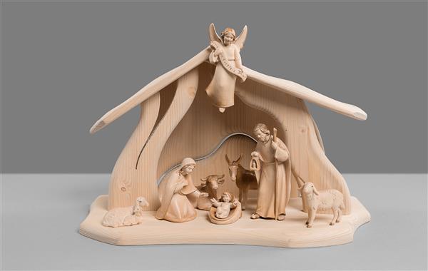 Licht Krippenset 8 Figuren + Stall Licht Licht Krippenset 8 Figuren + Stall Licht