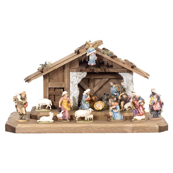 Stall mit 15 Figuren Stall mit 15 Figuren