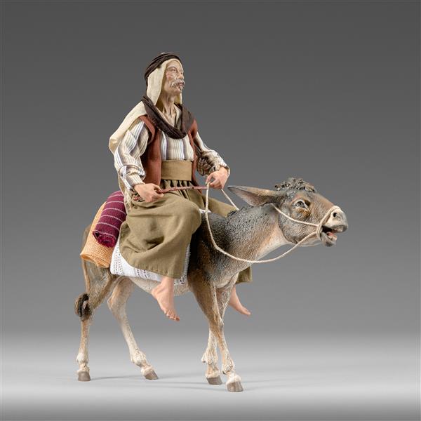 Mann auf Esel Mann auf Esel